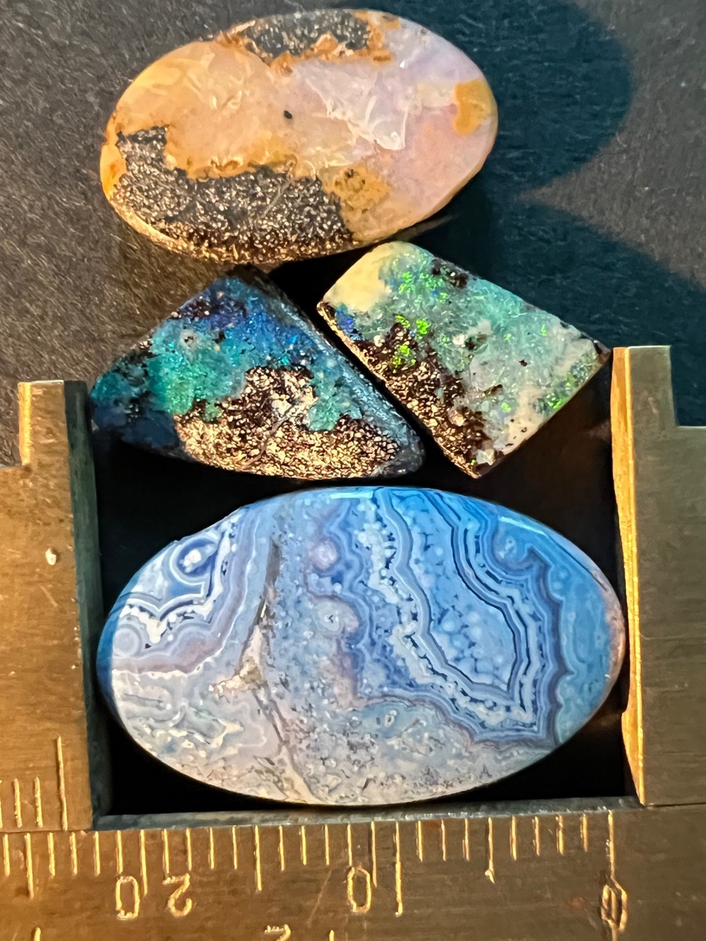 Australian Boulder Opal and Gemstone lot - Picture 4 of 6
